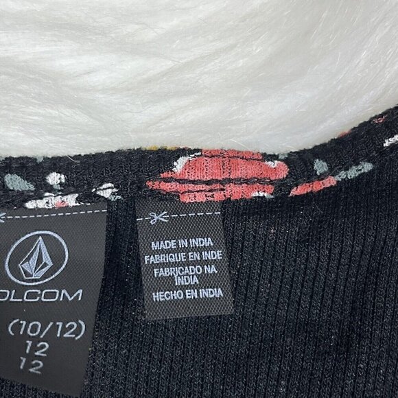 NEW Volcom Girl's Size 10/12 Large Focheezy Dress Cottage Core Floral - Picture 7 of 12